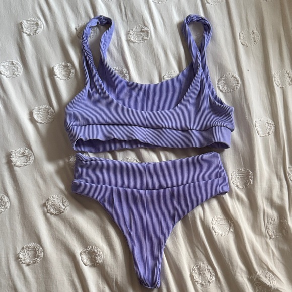 Kulani Kinis Purple Bikini Set - Picture 2 of 6